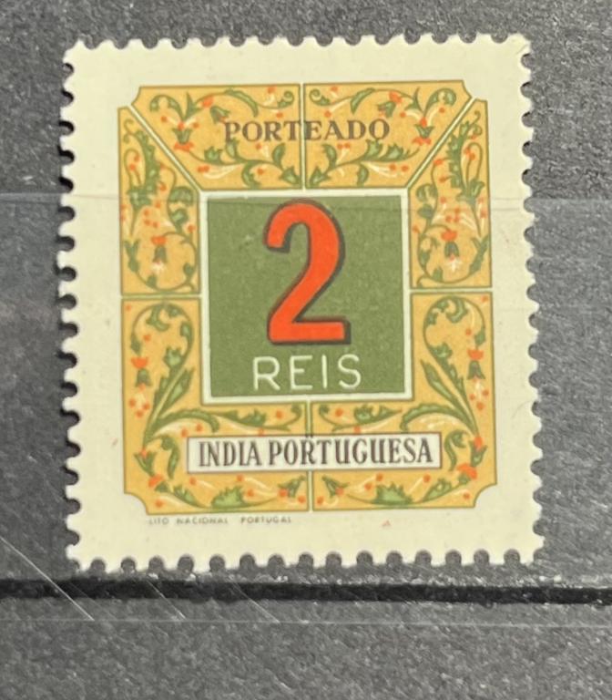 Почтовая марка португальская Индия 🇮🇳 ❗️1952 год❗️