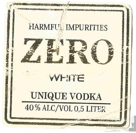 Водка " ZERO " 0,5 л