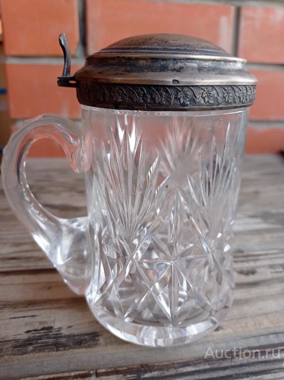 Кружка пивная,стекло,хрусталь?875пр.