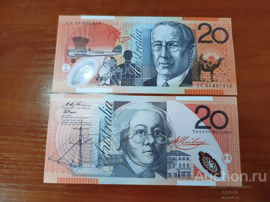 Австралия 1994 г 20 долларов UNC (Pick 53a) полимерна
