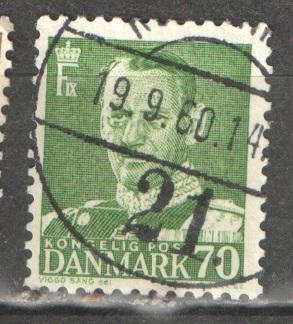 Дания 1948 Mi# 317 Король Фредерик IХ гашеная