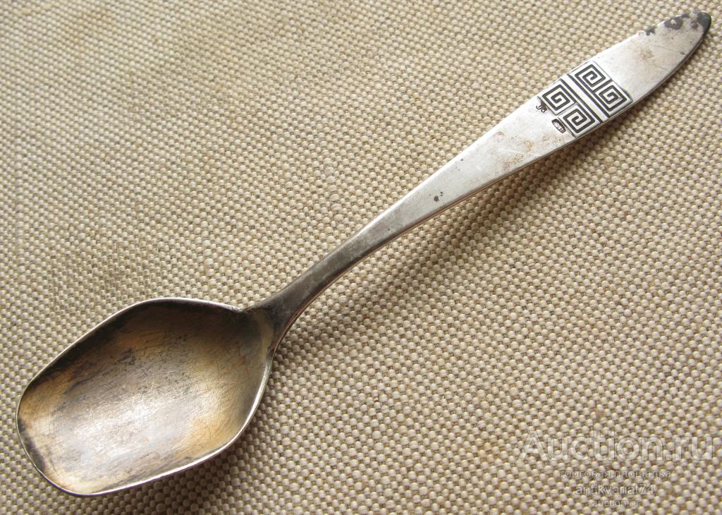 Совок для сахара, серебро 875 проба, СССР, ТАЛЛИН, 24.4грамма , 1978г., 140мм.
