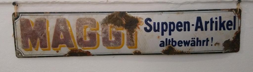 Maggi Магги вывеска табличка эмаль Konigsberg Германия приправа реклама