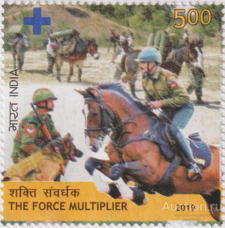 in3568 Индия 2019г. Множитель силы Лошади, Военные MNH
