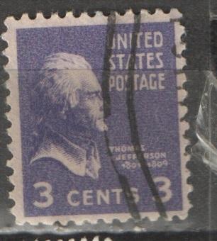 США 1938 Mi#  414  Президент Джефферсон  стандарт