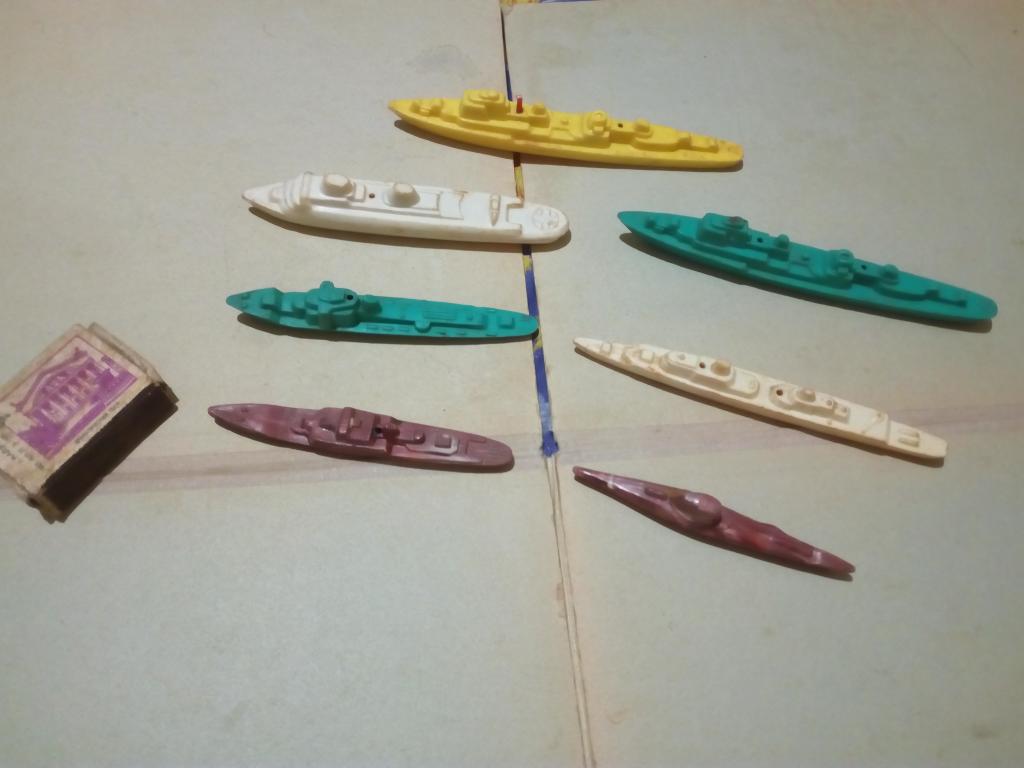 Игрушка.Набор кораблей.Колкий пластик.СССР