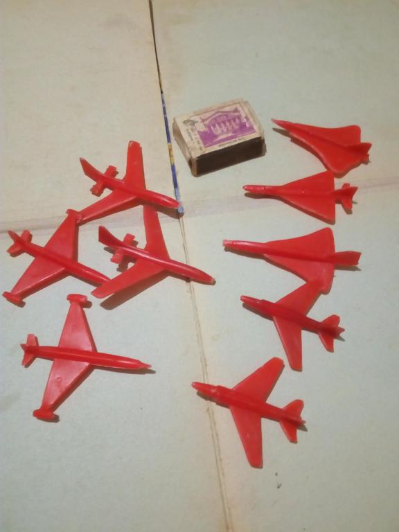 Игрушка.Набор самолетов. пластик.СССР