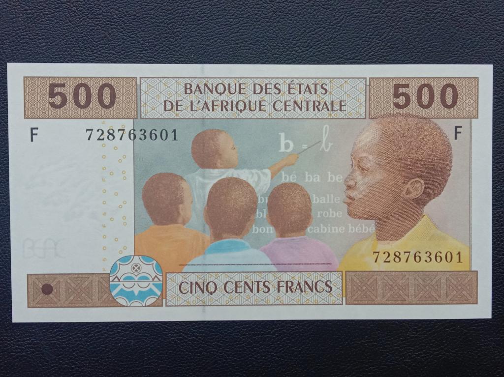 Центральная Африка 500 франков 2002г.Экваториальная Гвинея   UNC  Р.506Fс