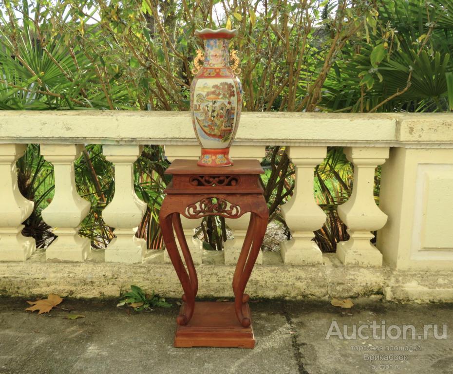 Подставка Тумба Шинуазри Винтаж Восточный стиль