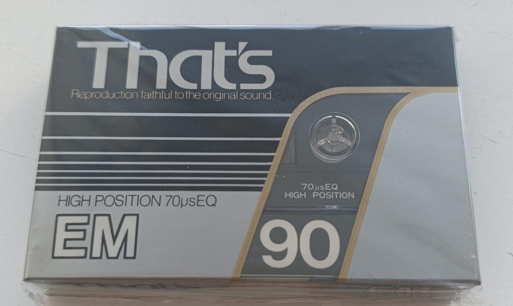 Редкая аудио кассета THAT'S EM 90 JAPAN