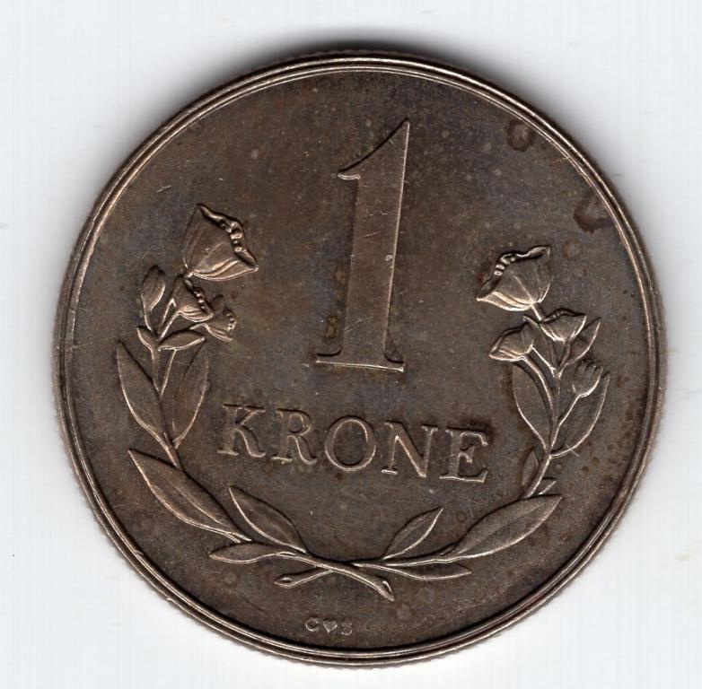 1 крона - Гренландия - 1960 - KM#10a
