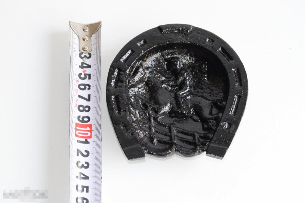 Старая пепельница Подкова чугун  Конкур конный спорт