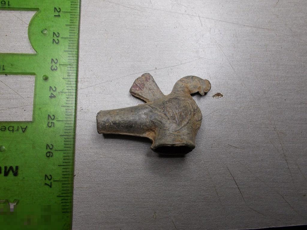 Игрушка Свистулька Петушок Оловянный Оригинал Царская Россия  До 1917 год