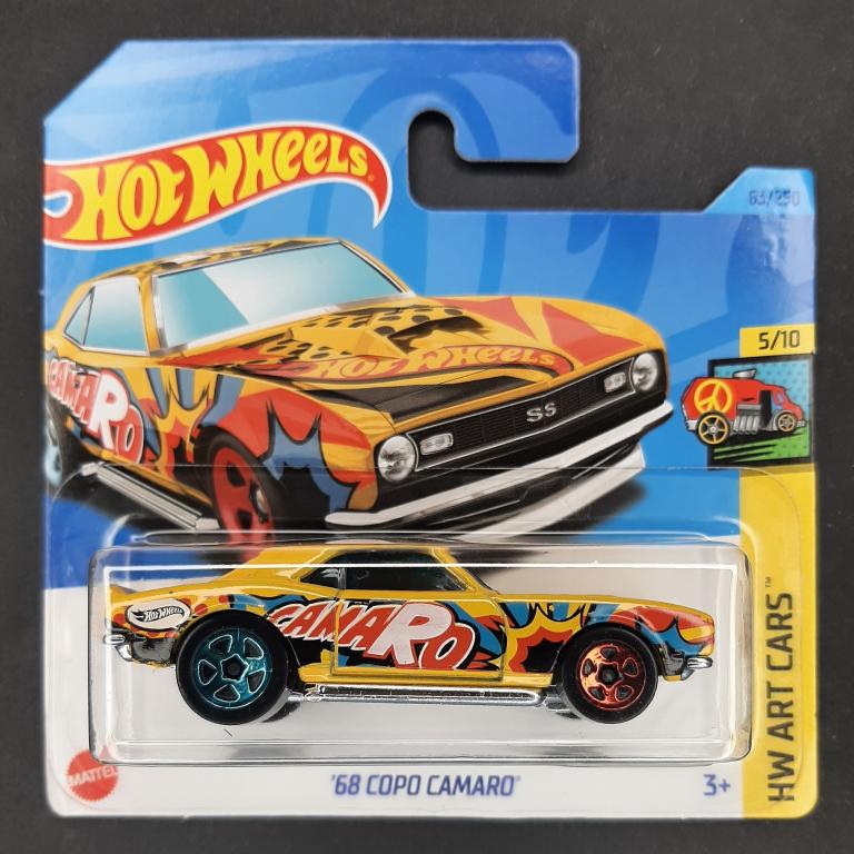 HOT WHEELS / ART CARS / '68 COPO CAMARO / 63/250