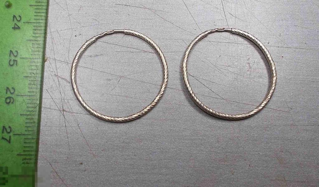 Серьги комплект серебро 925 проба Клейма Россия