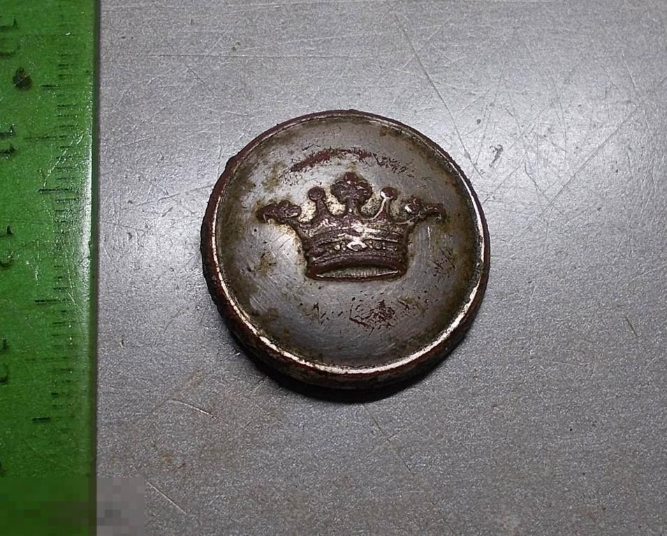 Пуговица Корона Ливрейная Россия До 1917 года Оригинал