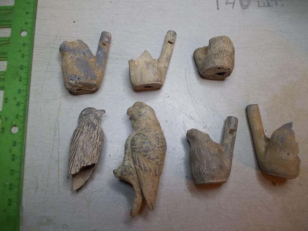 Игрушки Свистулька 7 предметов Оловянные Оригинал Царская Россия  До 1917 год