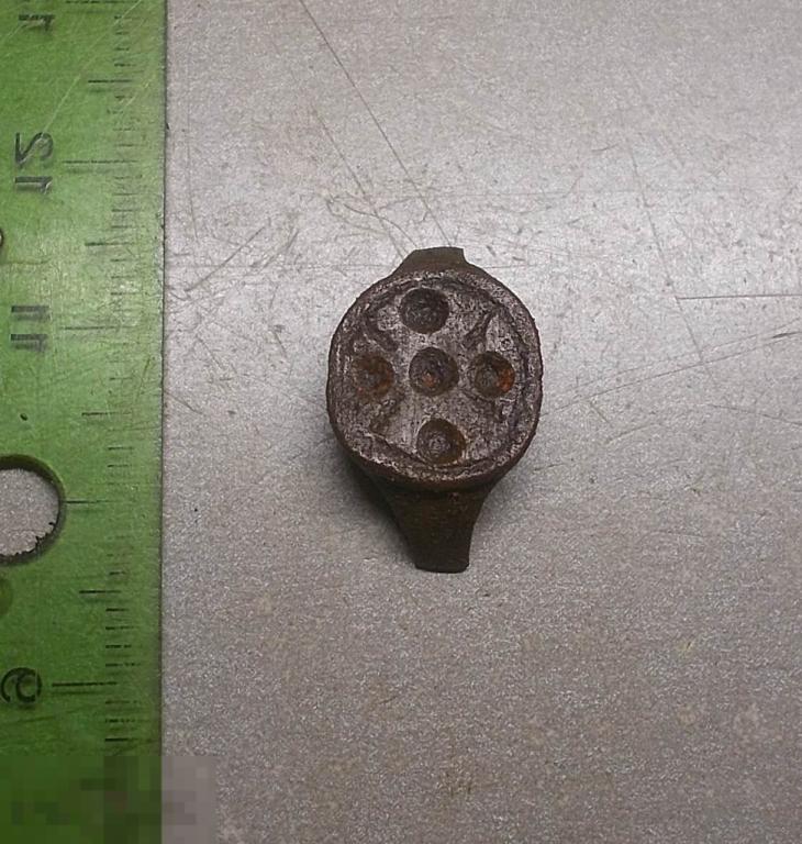 Щиток перстня Печать Пятиглазковый 17-18 век Оригинал