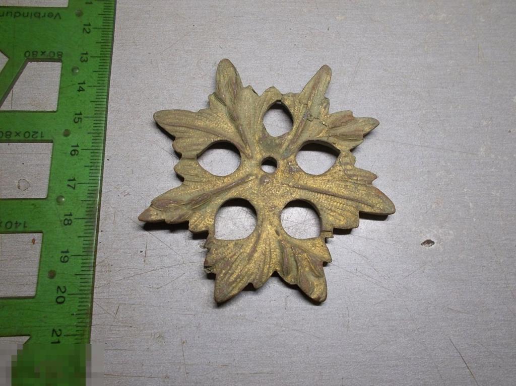 Цветок подсвечника Деталь Бронза Россия 19-20 век Оригинал