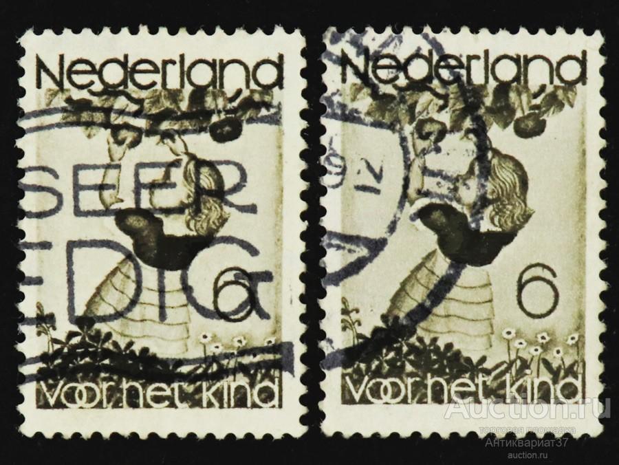 Благотворительная марка 6+4 цента, Нидерланды, Помощь детям, 1935 год