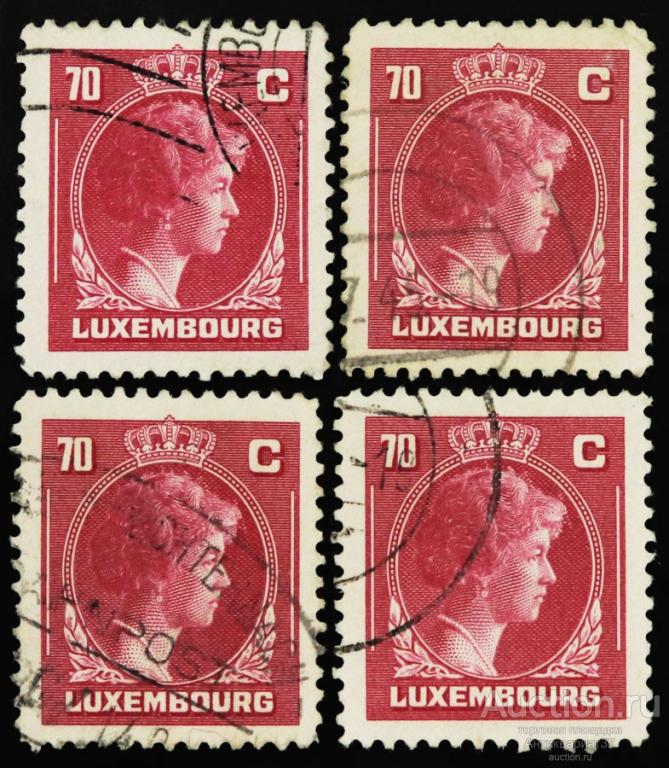 Марка 70 сантимов, Люксембург, Великая герцогиня Шарлотта, 1944-1946 год