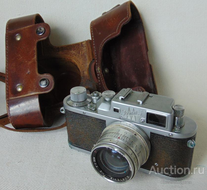 Фотоаппарат "Зоркий-3М" №5548203, объектив Юпитер-8, СССР.
