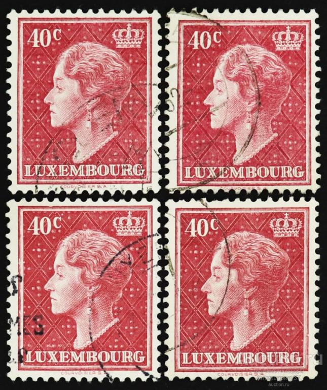 Марка 40 сантимов, Люксембург, Великая герцогиня Шарлотта, 1948-1951 год