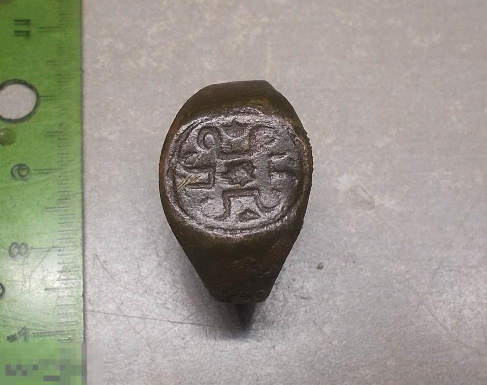 Перстень Печать Бронза 18-19 век Оригинал