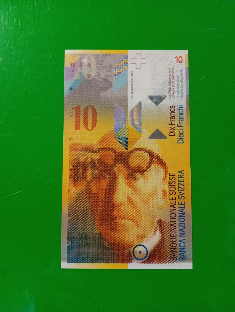 ШВЕЙЦАРИЯ  10 франков 2008 - 67c(1)  UNC