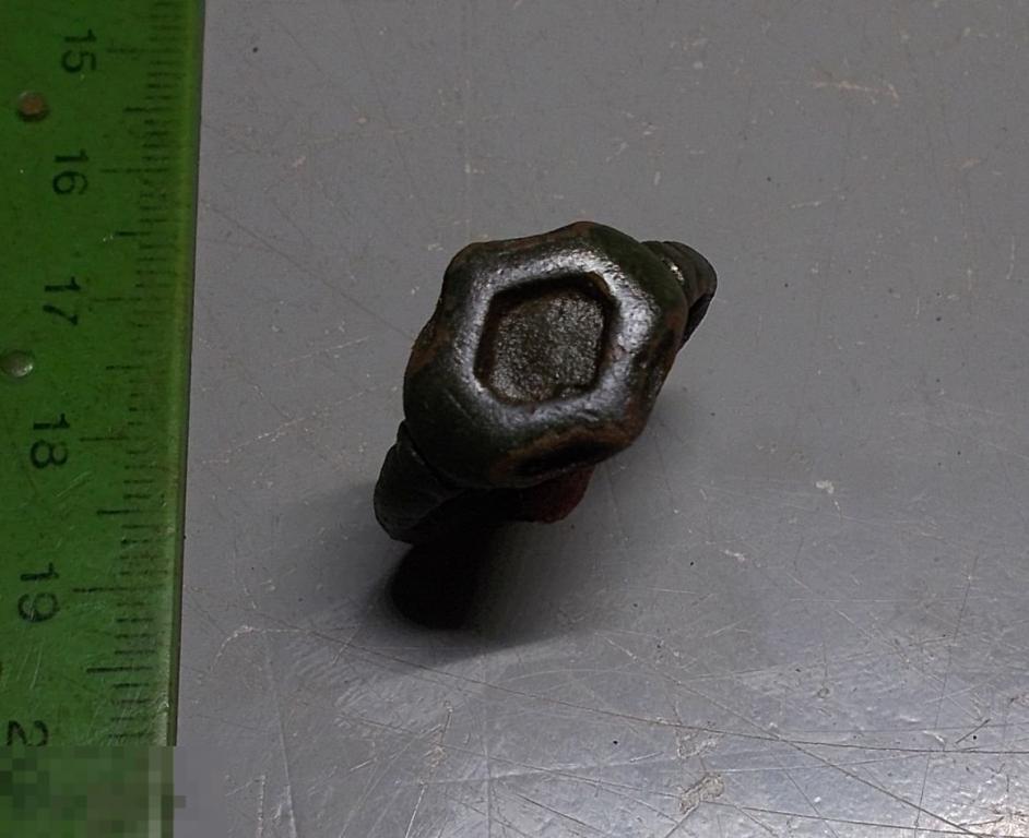 Перстень Кольцо интересное Бронза 18-19 век Оригинал