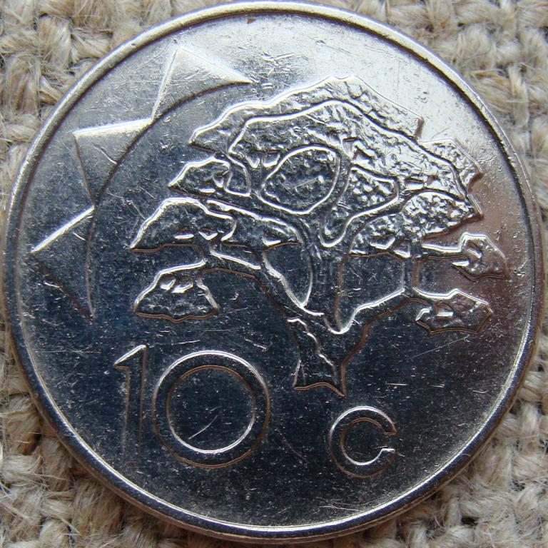 Намибия 10 центов 2009 год
