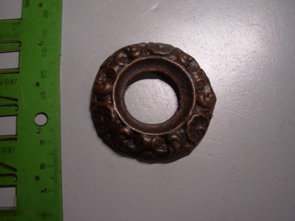 Накладка элемент декора Цветок бронза 18-19 век Оригинал