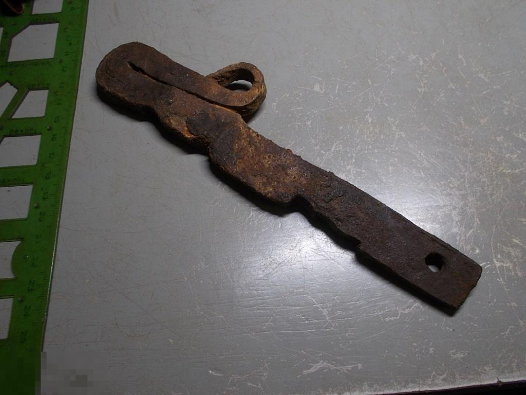 Запор дверной Железо 18-19 век Россия Оригинал