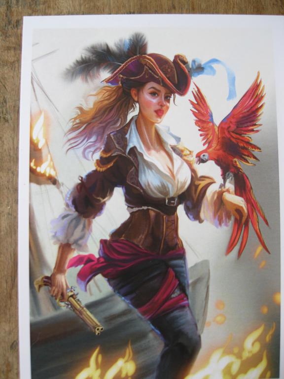 Пиратка Южных морей. Открытка. Новая!