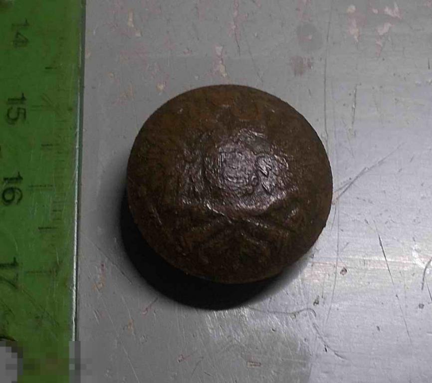 Пуговица Орел на пушках Артиллерия Русская Императорская Армия Оригинал