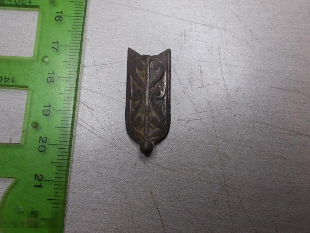 Концевик Наконечник Кавказский пояс 18-19 век Оригинал