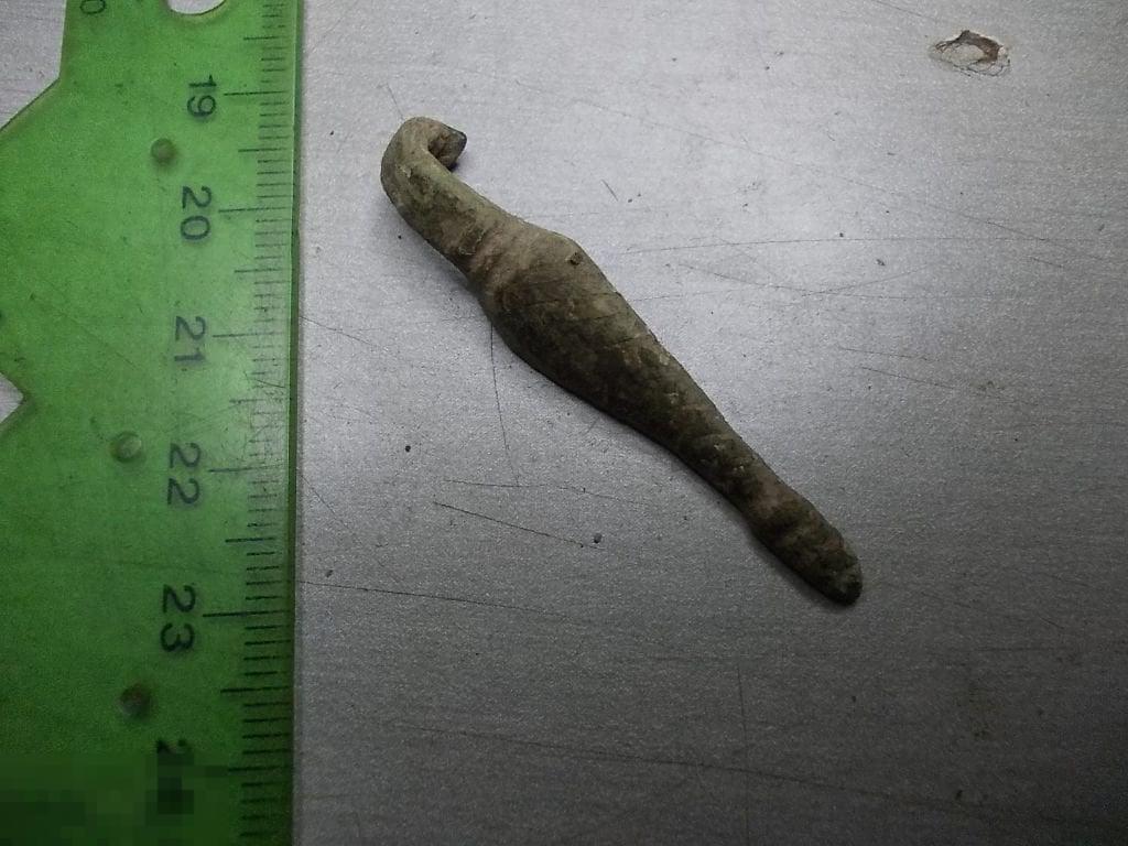 Подвес ножен холодного оружия 19 век Бронза Оригинал