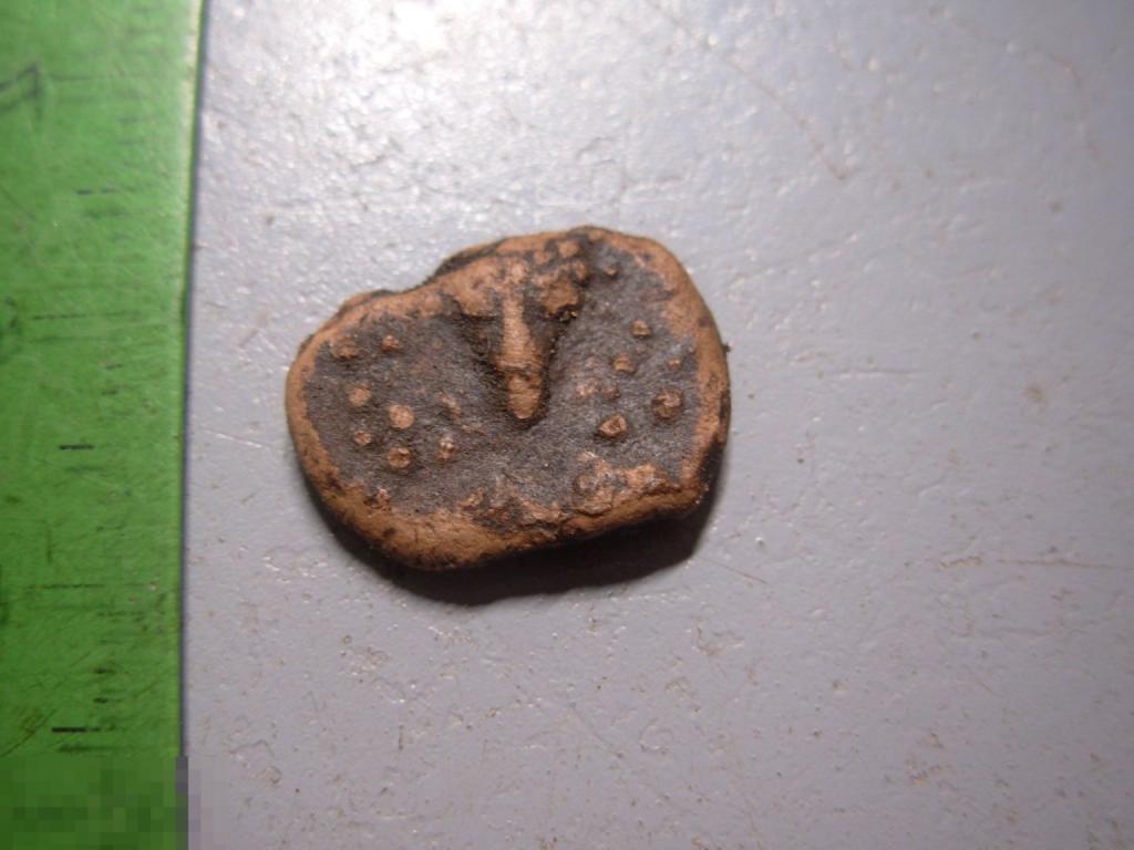 Вислая свинцовая печать 11-13 век Русь Оригинал