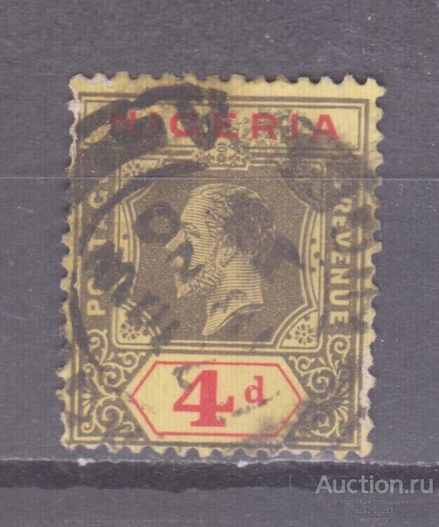 Нигерия 1914 Георг V Mi6a