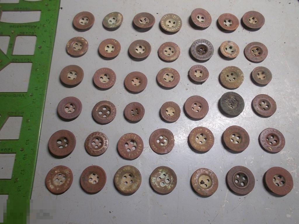42 штуки Пуговица гимнастерки РККА Фабрика Промвоенхоз Тремасс Галтрест Оригинал