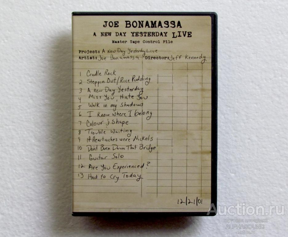 JOE BONAMASSA - A New Day Yesterday Live 2002  USA