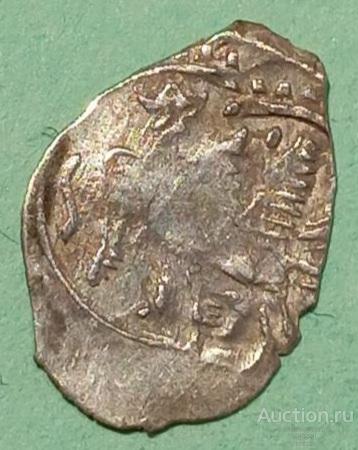 Деньга, Василий II Темный (1425-1462), сирин/ подражание, редкая,