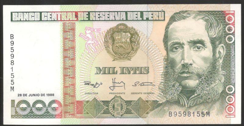 1000 инти 1988 Перу UNC (030868)