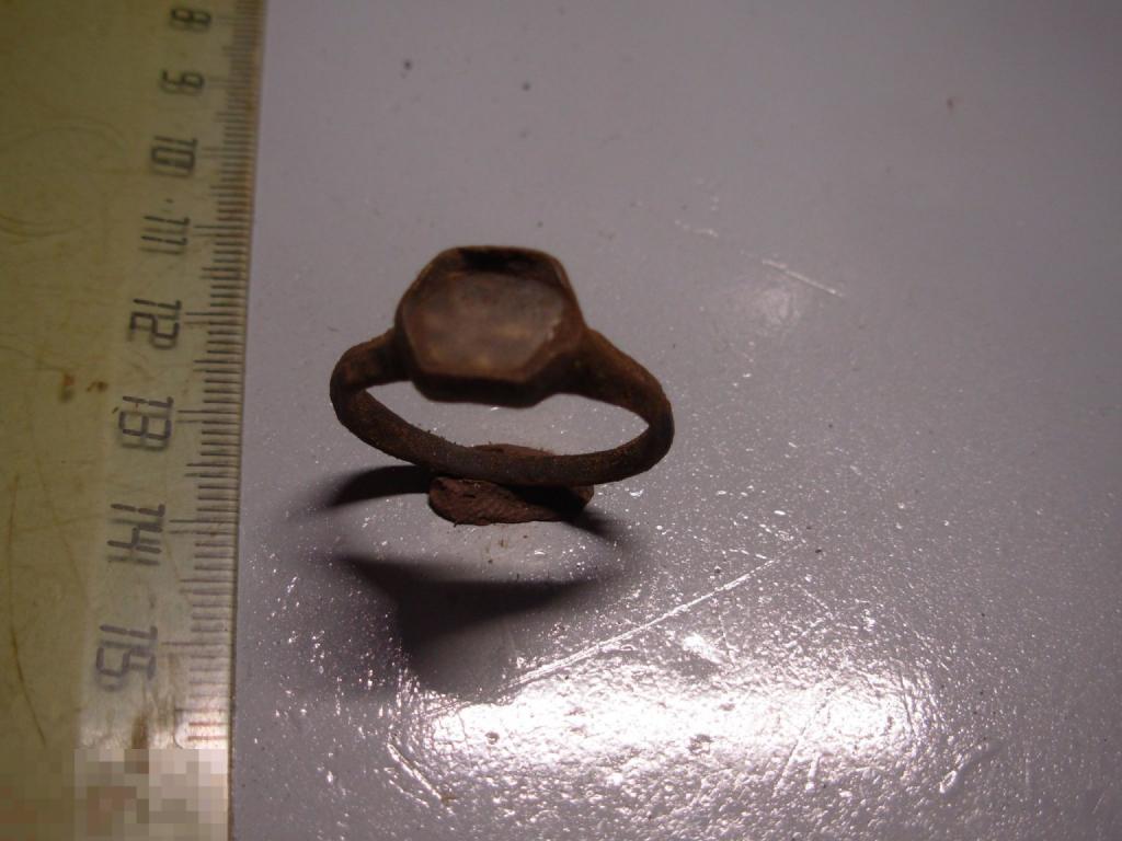 Перстень кольцо бронза 17-18 век Оригинал