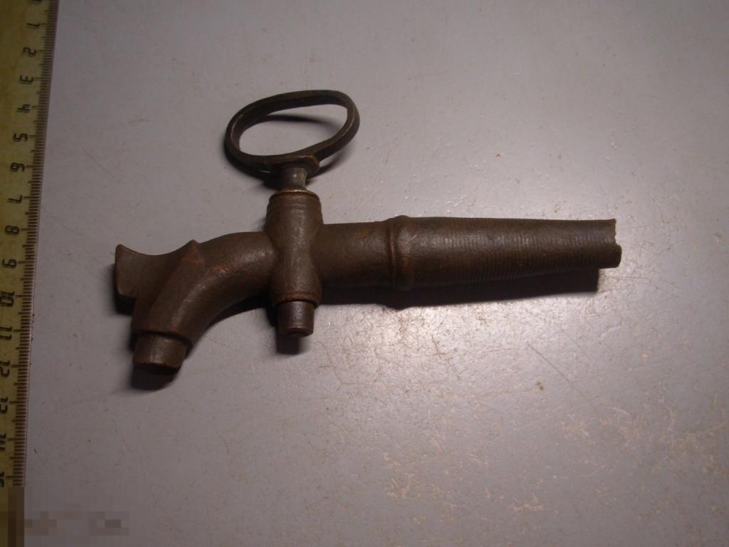 Кран бочковой Бронза 19-20 век Рабочий Оригинал