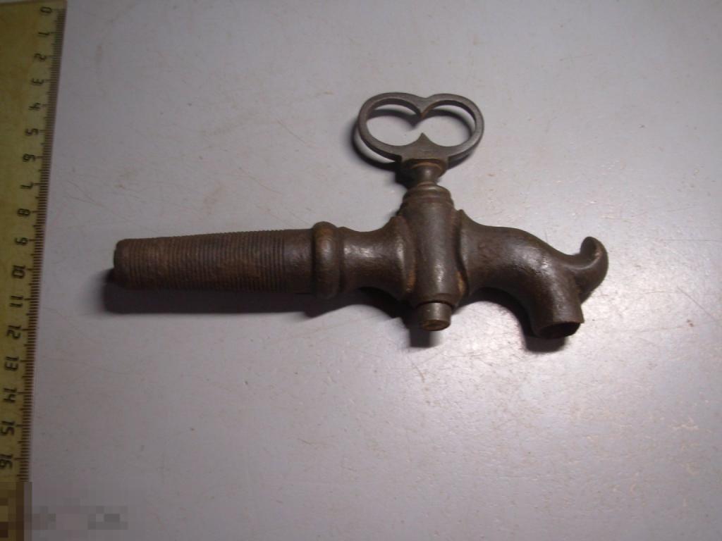 Кран бочковой Бронза 19-20 век Рабочий Оригинал