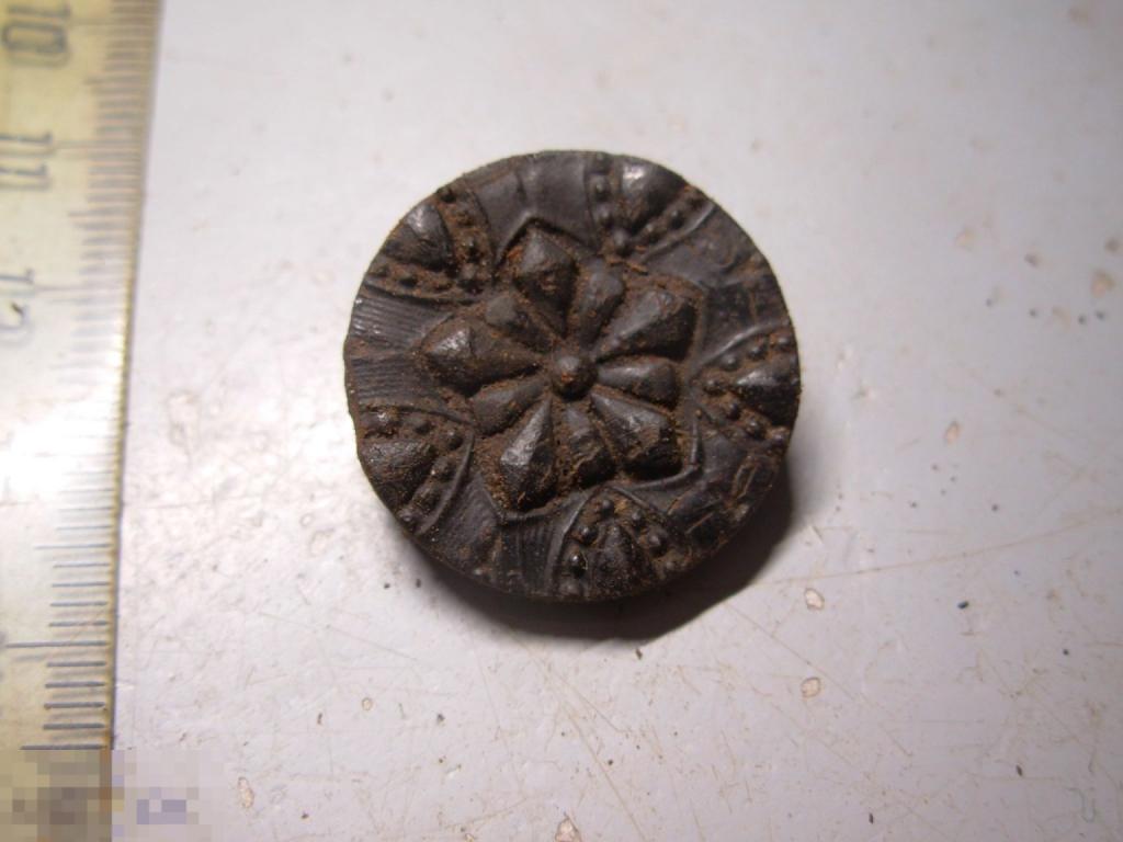 Пуговица Старинная Художественные 19-20 век стекло Оригинал