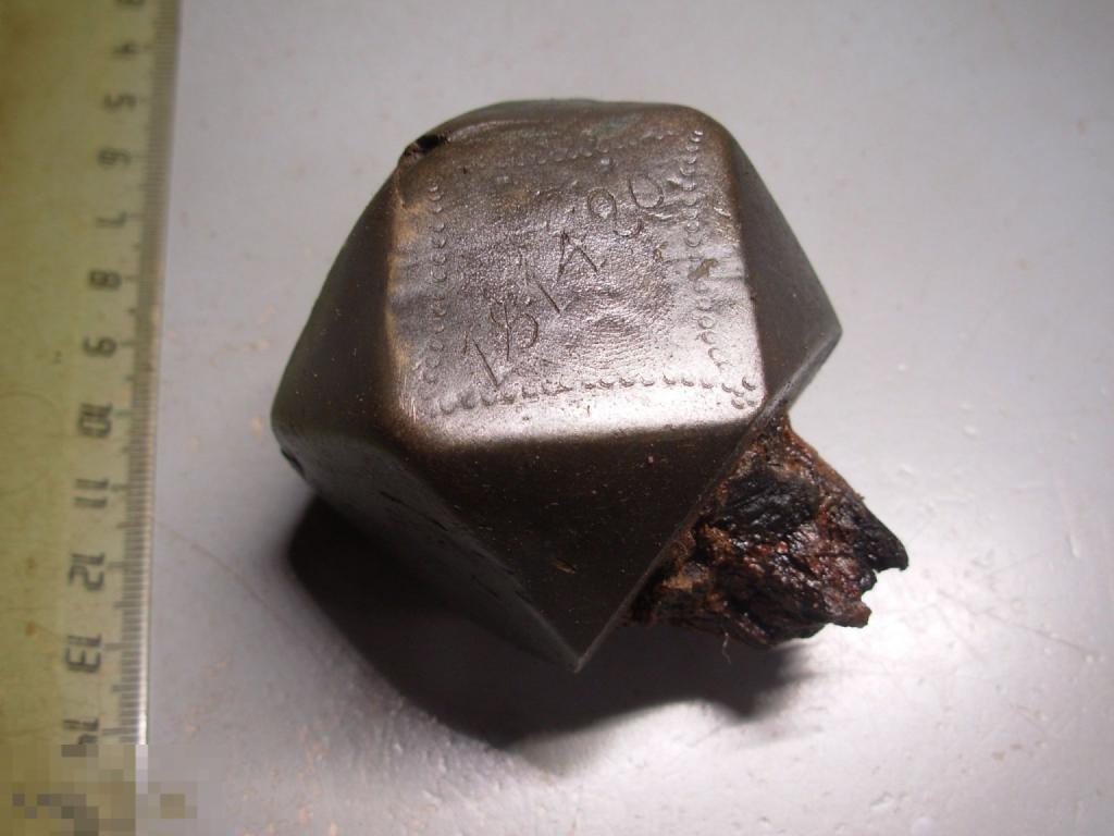 Противовес Безмена бронза Калуга 1814 год Оригинал