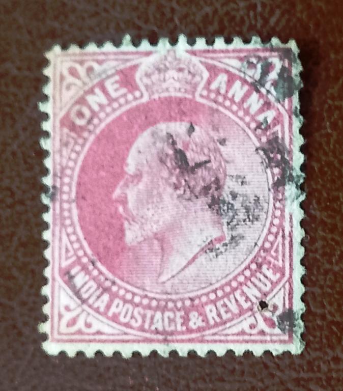 Индия Британская 1902 год Стандарт Король Эдуард VII Гаш +