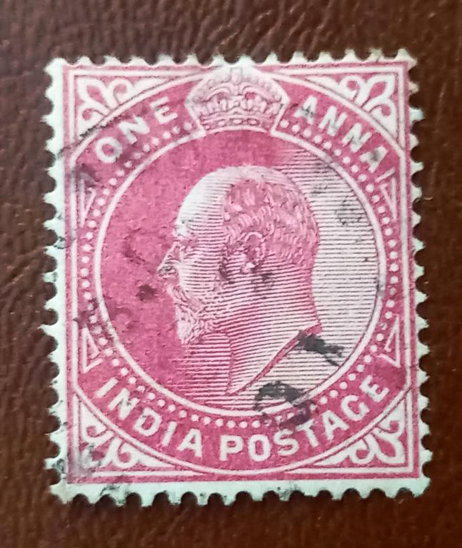 Индия Британская 1902 год Стандарт Король Эдуард VII Гаш +